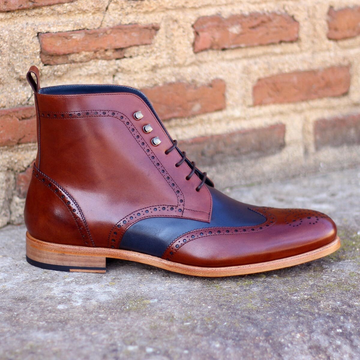 handmade combat boots