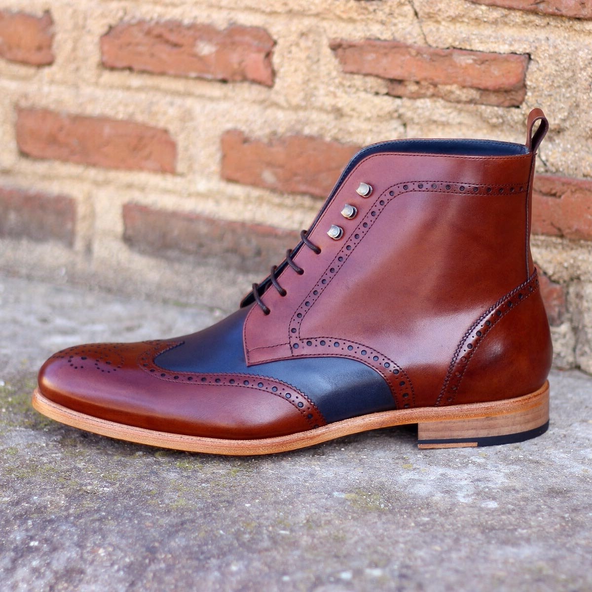 handmade combat boots